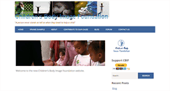 Desktop Screenshot of childrensbodyimagefoundation.org